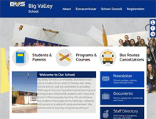Tablet Screenshot of bigvalley.clearview.ab.ca